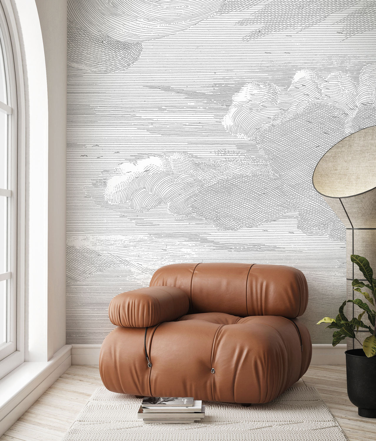 Wolken behang Engraved Clouds, WP-620, Interieur 2